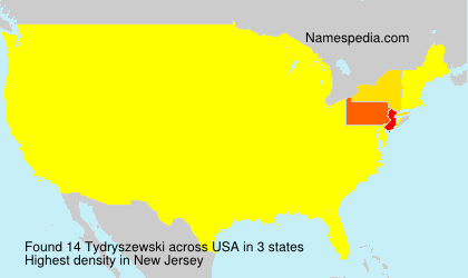 Surname Tydryszewski in USA Surname Tydryszewski in USA