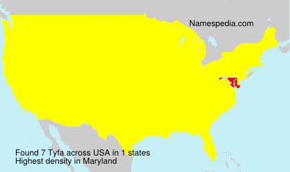 Surname Tyfa in USA Surname Tyfa in USA