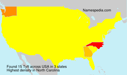 Surname Tyft in USA Surname Tyft in USA