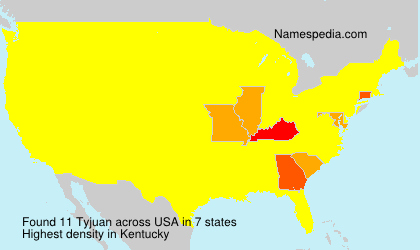 Surname Tyjuan in USA Surname Tyjuan in USA