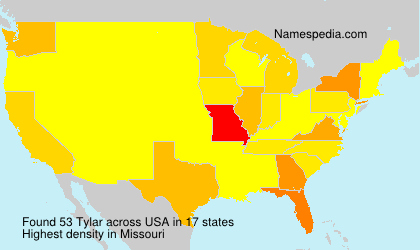 Surname Tylar in USA Surname Tylar in USA