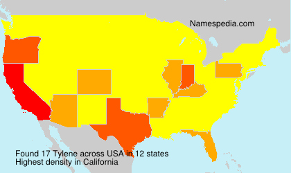 Surname Tylene in USA Surname Tylene in USA