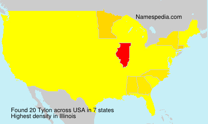 Surname Tylon in USA Surname Tylon in USA