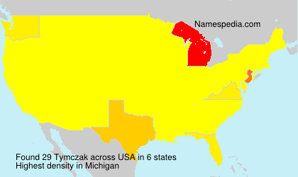 Surname Tymczak in USA Surname Tymczak in USA