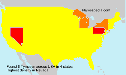 Surname Tymczyn in USA Surname Tymczyn in USA
