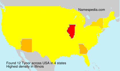 Surname Tynor in USA Surname Tynor in USA
