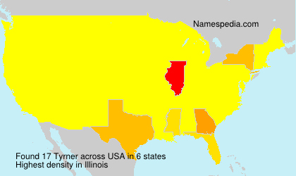 Surname Tyrner in USA Surname Tyrner in USA