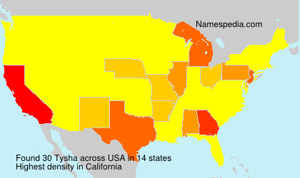 Surname Tysha in USA Surname Tysha in USA