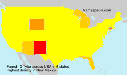 Surname Tytor in USA Surname Tytor in USA