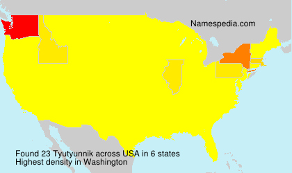 Surname Tyutyunnik in USA Surname Tyutyunnik in USA