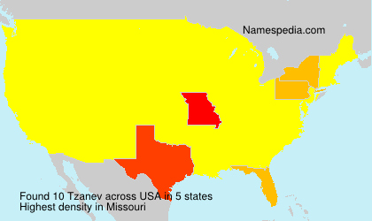 Surname Tzanev in USA Surname Tzanev in USA