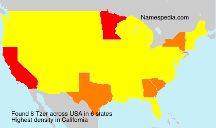 Surname Tzer in USA Surname Tzer in USA