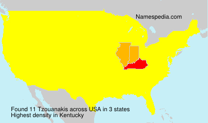 Surname Tzouanakis in USA Surname Tzouanakis in USA
