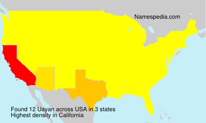 Surname Uayan in USA Surname Uayan in USA