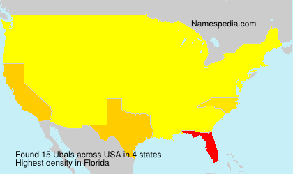 Surname Ubals in USA Surname Ubals in USA