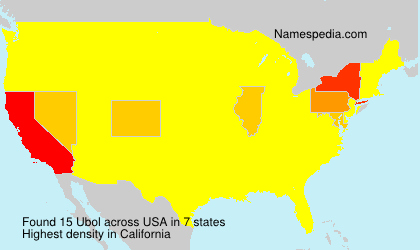Surname Ubol in USA Surname Ubol in USA