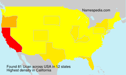 Surname Ucan in USA Surname Ucan in USA