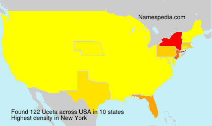 Surname Uceta in USA