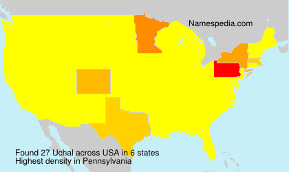 Surname Uchal in USA Surname Uchal in USA