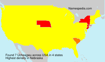 Surname Ucheagwu in USA