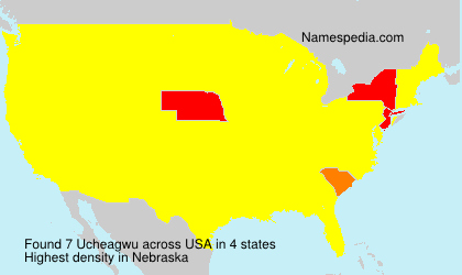Surname Ucheagwu in USA Surname Ucheagwu in USA
