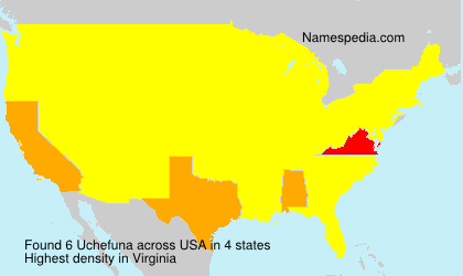 Surname Uchefuna in USA