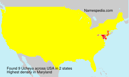 Surname Ucheya in USA