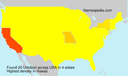 Surname Uchibori in USA