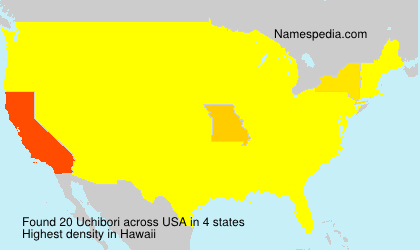 Surname Uchibori in USA Surname Uchibori in USA