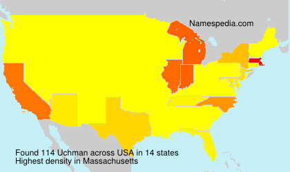 Surname Uchman in USA