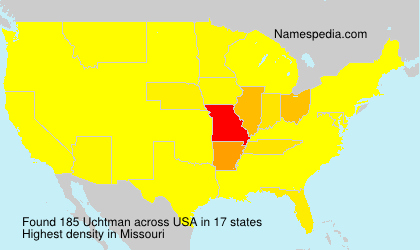 Surname Uchtman in USA