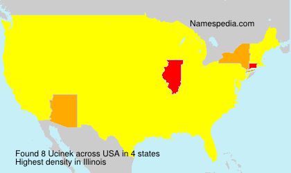 Surname Ucinek in USA