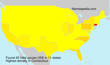 Surname Udal in USA Surname Udal in USA