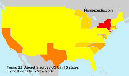 Surname Udeagha in USA Surname Udeagha in USA