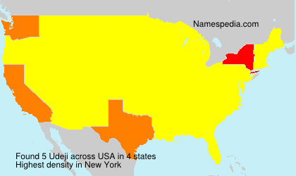 Surname Udeji in USA Surname Udeji in USA