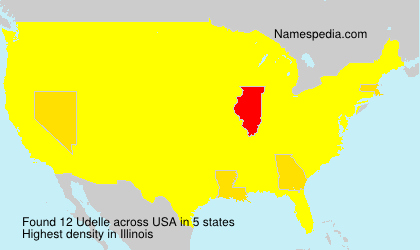 Surname Udelle in USA Surname Udelle in USA
