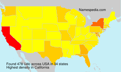 Surname Udo in USA Surname Udo in USA