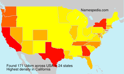 Surname Udom in USA Surname Udom in USA