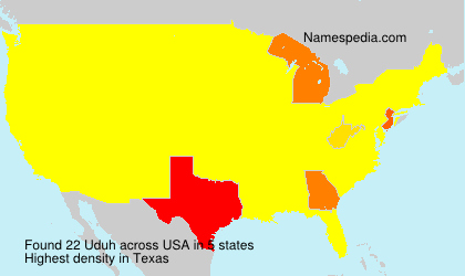Surname Uduh in USA Surname Uduh in USA