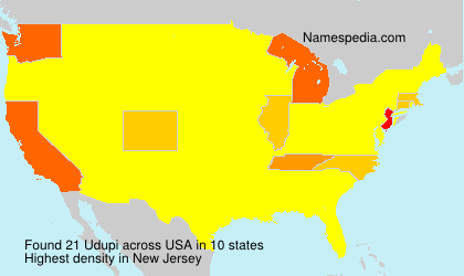 Surname Udupi in USA Surname Udupi in USA