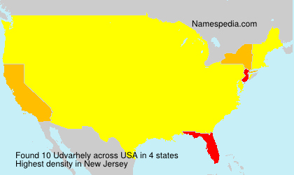 Surname Udvarhely in USA