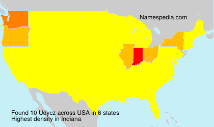 Surname Udycz in USA Surname Udycz in USA
