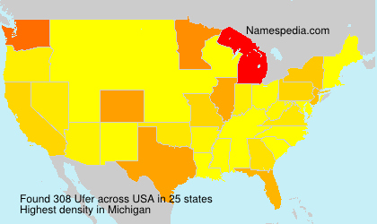 Surname Ufer in USA