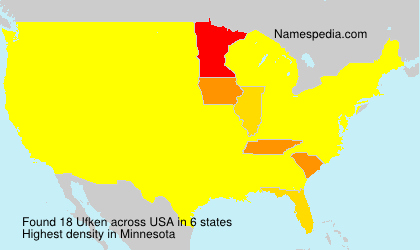 Surname Ufken in USA Surname Ufken in USA
