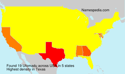 Surname Ufomadu in USA Surname Ufomadu in USA