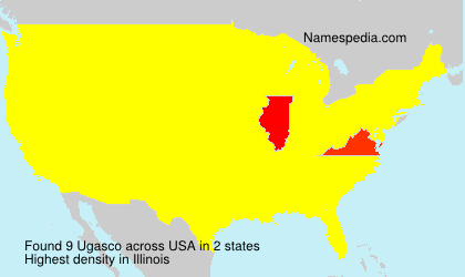 Surname Ugasco in USA