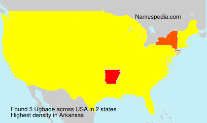 Surname Ugbade in USA Surname Ugbade in USA