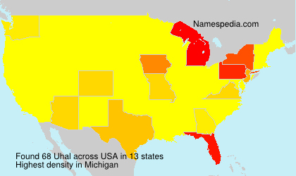 Surname Uhal in USA