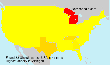 Surname Uhelski in USA