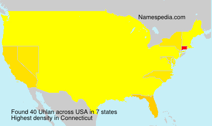 Surname Uhlan in USA